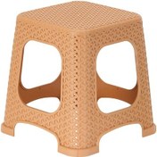 Resim Luna Galleon Design Star Rattan Küçük Tabure Tik 
