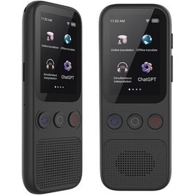 Resim Rodxegu Taşınabilir İki Yönlü Gerçek Zamanlı Dil Tercüman - 138 Dil Çevirir 