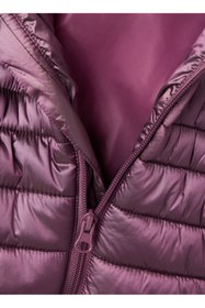 Resim name ıt Açık Mor Kız Bebek Fermuarlı Uzun Kollu Düz Mont NMFMADIA PUFFER JACKET1 
