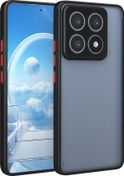 Resim Xiaomi 14t Pro Uyumlu Kılıf Zore Hux Kapak-siyah 