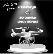 Resim S116 Max Drone BEYAZ Fırçasız Motor 2 Batarya Ile 30 Dakika Uçuş 1080P Hd Çift Kamera Engelden Kaçınma 