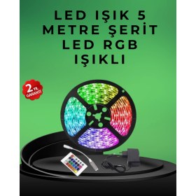 Resim Pratik Kurulumlu 5 Metre Kumandalı Şerit LED 