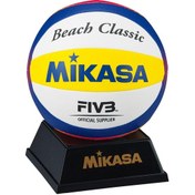 Resim Mikasa Bv1.550c Sentetik Deri Mini Plaj Voleybol Topu Çok Renkli 