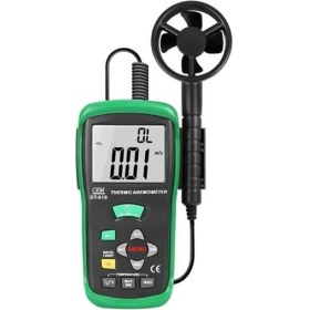 Resim Rüzgar Hızı ve Sıcaklık Ölçer, Hassas Anemometre, Çok Yönlü Ölçüm Araçları 