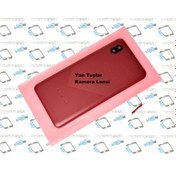 Resim Samsung Galaxy A013 Kasa Arka Pil Batarya Kapağı KIRMIZI 