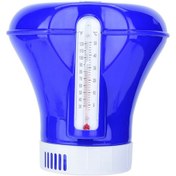 Resim Hfambition Mavi Pvc Havuz Dispenseri: Termometreli, Kimyasal Kontrolü Ve Otomatik Temizlik İçin Uygun Havuz, Spa, Akvaryum 