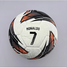 Resim Motion003 Pu Malzemesinden Üretilmiş Beş Numara Siyah Turuncu Futbol Antrenman Topu Ramazan Noel Yeni Yıl Hediyesi Altın 