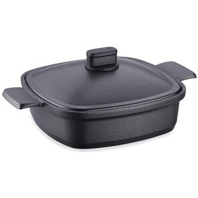 Resim Korkmaz Casterra Kare Döküm Kısa Tencere 26x26x7 