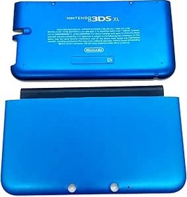 Resim Valley Of The Sun Mavi Renk 3DSXL Ekstra Konut Case Üst/Alt Kabukları 2 ADET Set Değiştirme, 3DS XL/LL 3DSLL Eski Büyük El Konsolları, Yeni Özel ABD Edition A/E Yüz Dış Kapak Plakaları Faceplate 