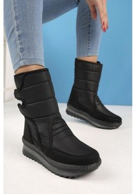 Resim Muggo Felya İçi Kürklü Cırtlı Kadın Yağmur ve Kar Botu 001 