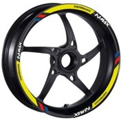 Resim M Power Sarı Yamaha Nmax Uyumlu 1 Set Jant Şeridi 