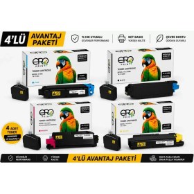 Resim Ero Print Kyocera Ecosys M6535 Muadil Toner - 4 Renk Set 