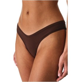 Resim Penti Kahverengi Micro Highleg Brazilian Külot Bbw 
