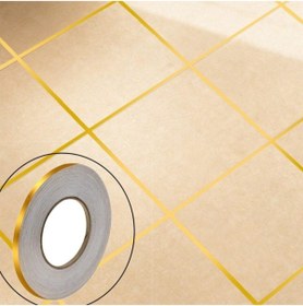 Resim 5DM 50 Metre Fayans Arası Şerit Dekoratif Yapışkan Renkli Dekor Su 