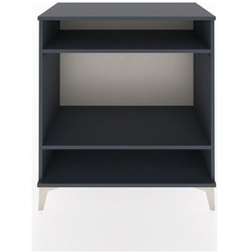 Resim Hyperion Şifonyer 2 Raflı 88x44x96 Antrasit-antrasit Antrasit 