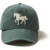 Resim 1-Paket Kadınlar için Ayarlanabilir Hafif Beyzbol Şapkası, Baskılı Beyaz At Tasarımı, Koyu Gri, Açık Hava Sporları, Günlük Giyim, Partiler, Balıkçılık için - Anneler Günü, Aile ve Arkadaşlar için Mükemmel Hediye, Ayarlanabilir Beyzbol Şapkası, Rahat Tarz, Dayanıklı Kafa Giyimi 