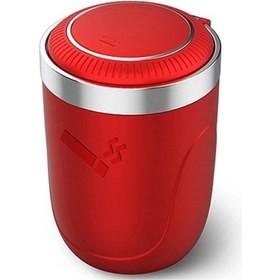 Resim Işıklı Küllük Otomatik Açmalı Kırmızı / Icku53 