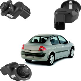 Resim Renault Megane 2 Dikiz Ayna Ayar Düğmesi Katlanır 2003-2008 