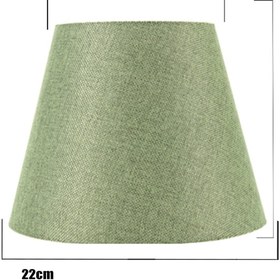 Resim EvLight 22'lik Abajur Şapkası / Yeşil 