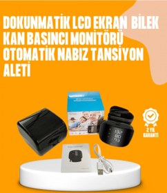 Resim SELFBUYSELL Dijital Bilekten Tansiyon Ölçüm Cihazı Lcd 