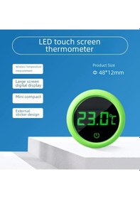 Resim Springsun Akvaryum Küçük Balık Tankı Çim Tankı Termometresi Elektronik Termometre Balık Çiftliği Akvaryum Lcd Sıcaklık Ölçümü 