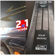 Resim Peugeot 4007 Kapı Eşiği Set + Çamurluk Vent Krom Görsel 