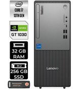 Resim LENOVO ThinkCentre Neo 50T G5 i7 13700 32GB 256GB SSD GT1030/4GB W11H Masaüstü Bilgisayar &PER4 USB 