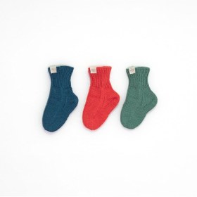 Resim Organik El Örgüleri Organic Cotton Çorap 