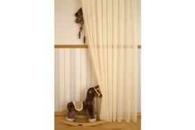 Resim MASSARELLİ PAMUK DOKULU TÜL SARI 1-2 SEYREK PİLE 250X260 