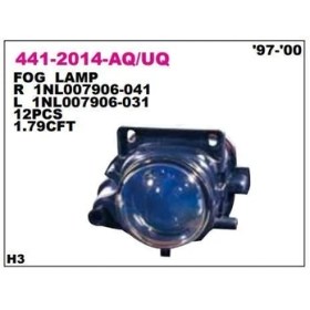 Resim DEPO-441-2014R-UQ - Sıs Farı Sag Audı A6 97-00 Seat Leon 02-06 