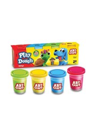 Resim Mey İthalat 03281 Art Craft 4lü Oyun Hamuru / 488 Gr Mavi 