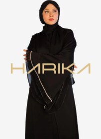 Resim Vip Tasarım Kristal Detayli Ferace (ABAYA ve ŞAL) - M 