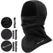 Resim Butu West Bıkıng Motosiklet Bisiklet Kaykay Yansıtıcı Kafatası Yüz Maskesi Balaklava Siyah 
