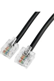 Resim Genel Markalar ADSL VDSL Modem Kablosu, RJ11 Kablo, Köken Telefon Kablosu, 6 Metre 