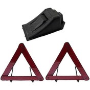 Resim Üçgen Reflektör 2 Adet Ve Takoz Muayene Seti 