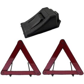 Resim Üçgen Reflektör 2 Adet Ve Takoz Muayene Seti 
