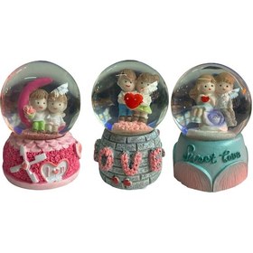 Resim Emf Mini Kristal Küre Figürlü Işıklı 