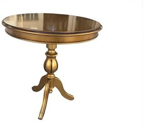 Resim Bengi Ticaret Fiskos 17378 Baba Ayak Parlak Kayın Arslan Ayak Mdf Tabla Parlak Gold El Yapım 