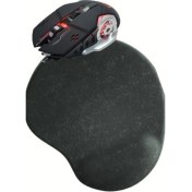 Resim Usin Oval Siyah Bilek Destekli Mouse Pad - LED Işıklı 6d Gaming Tip Kablolu Mouse Bilgisayar Faresi Notebook Pc Windows Uyumlu Oyuncu Mause 