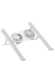 Resim Epilons Pm-24572 Çift Fanlı Taşınabilir Alüminyum Notebook Soğutucu Stand 