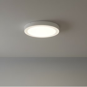 Resim Kendal KDL421 Yuvarlak LED Panel Spot Sıva Üstü 12W 1020 Lümen Güçlü 12W -4000K - Doğal Beyaz 
