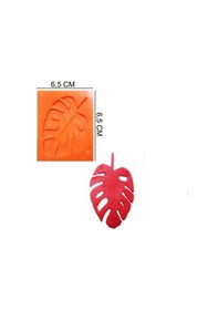 Resim Şeker Hamur Kalıbı Silikon Yaprak 6,5 6,5 Cm 