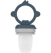 Resim Oioi Silikon Püre Meyve Sebze Emziği Deep Blue / Powder Grey 