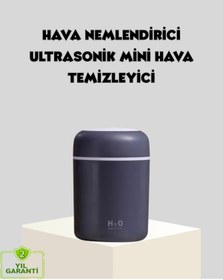 Resim Aydoğan's LED Işıklı USB Nemlendirici – Sürekli ve Aralıklı Püskürtme Modu 