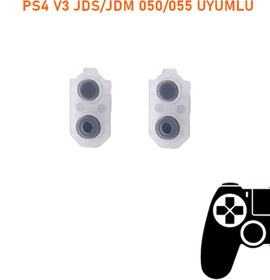 Resim Şiar Ps4 V3 Jds Jdm 050 055 Kollar Ile Uyumlu L R L1 L2 R1 R2 Lastik Takımı 