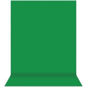 Resim Profesyonel Fotoğraf Çekimi İçin 2x3m Polyester Pamuk Düz Renk Yeşil Fon Perdesi 