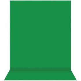 Resim Profesyonel Fotoğraf Çekimi İçin 2x3m Polyester Pamuk Düz Renk Yeşil Fon Perdesi 