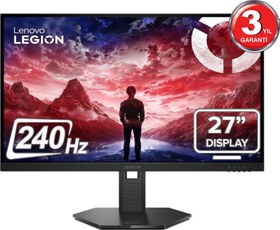 Resim Lenovo Legion 27Q-10 27 0.5ms 240Hz IPS WLED Pivot Gaming Monitor 68C6GAC4TK 