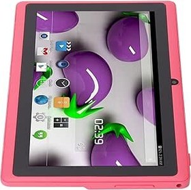 Resim 7in Tablet, Çocuklara Dört Çekirdekli CPU Göz Korumalı Çocuk Tableti, 8GB ROM Desteği WiFi Çift Kameralı Oyunlar, Çizim, Film Için (Pembe) 