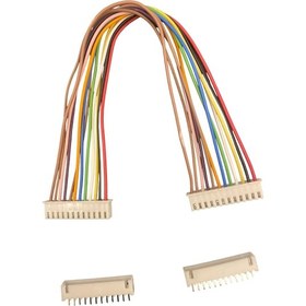Resim 50 Adet 2.50mm 12 Pin Çift Taraflı Jst Xh Konnektör 20cm Kablolu 